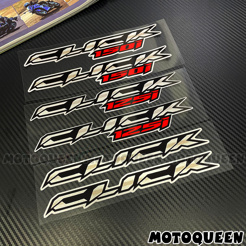 适用本田click 125i 150i贴纸摩托车车身外壳改装饰反光贴拉版花