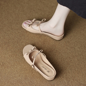 拖鞋 一字拖 绝美不累脚爆款 女夏外穿2026新款 巨好看增高女士凉拖鞋