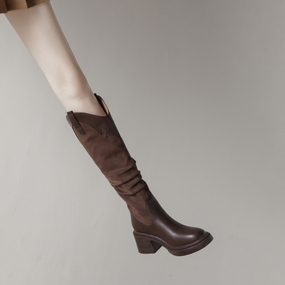 巨好看美拉德长筒靴高级感骑士靴
