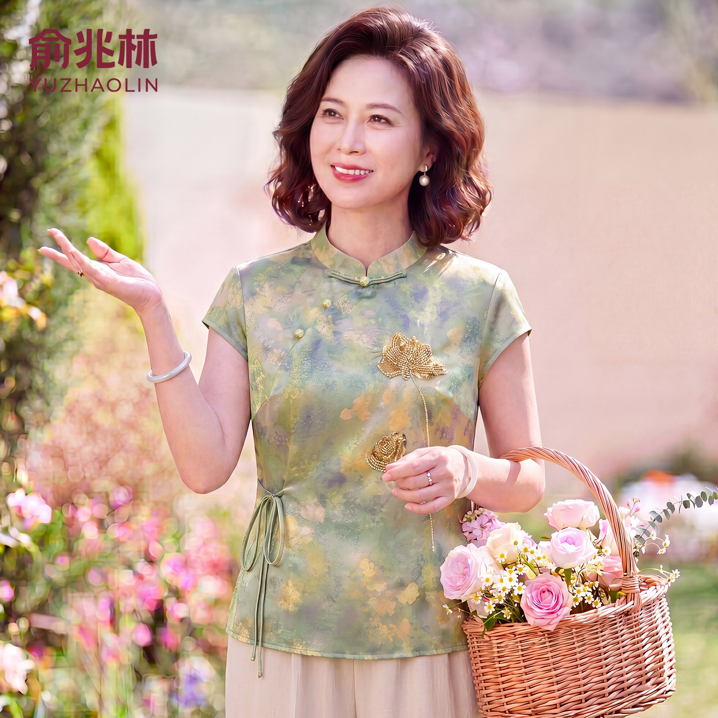 【俞兆林正品】妈妈端庄大气T恤图片