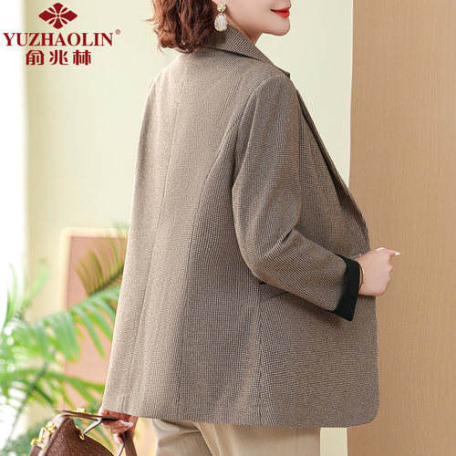 中年妈妈小西装短外套2025新款