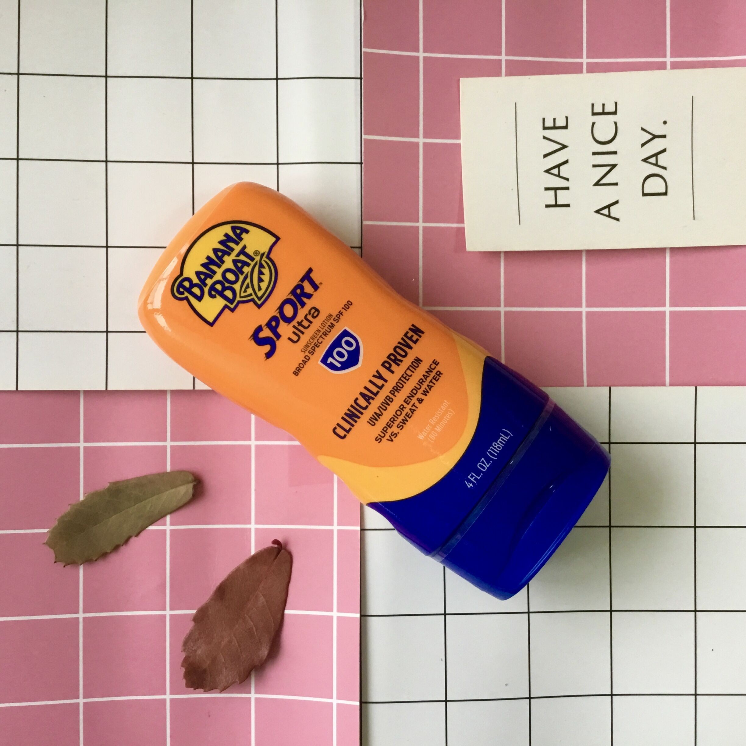三亚防水美国香蕉船运动防晒霜乳SPF100 男女浮潜高倍