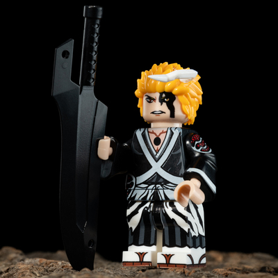 动漫死神黑崎一护露琪亚恋次蓝染拼装积木人仔玩家KDL820