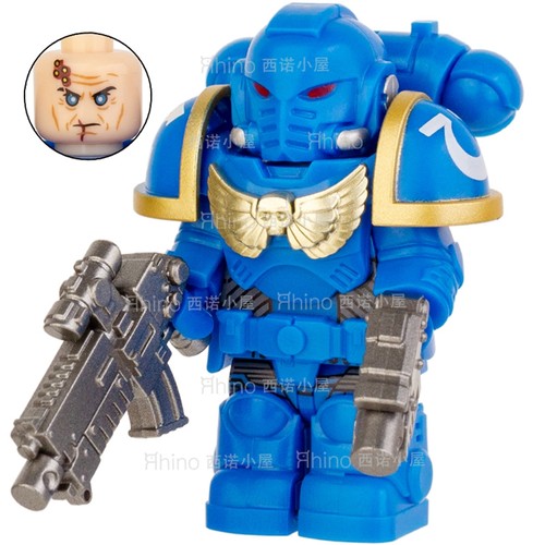 星际战士40K仲裁者PSM第三方拼装积木人仔玩具MY601-605