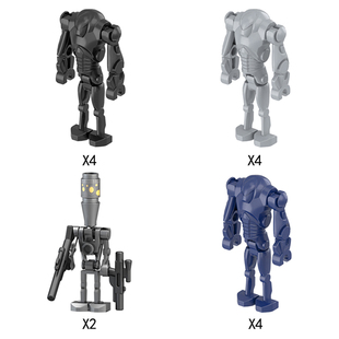 星球大战克隆人战争IG88战斗机器人鸭兵拼插积木人仔玩具