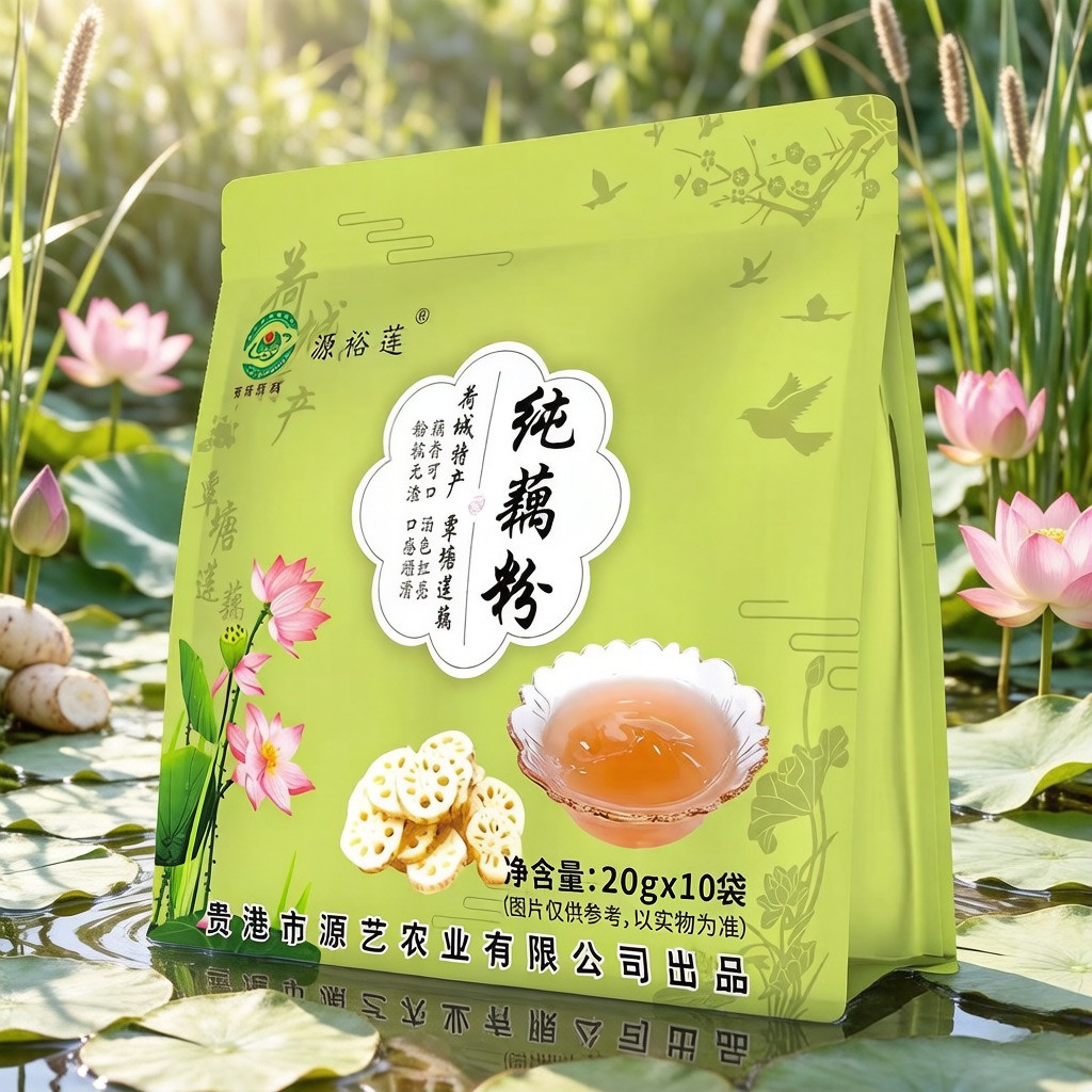 【顺丰包邮】源裕莲原味不添加糖营养代餐纯藕粉独立包装广西特产