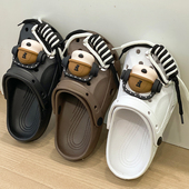 凉拖鞋 洞洞鞋 2026新款 卡通透气包头百搭情侣款 女护士休闲夏季 夏季