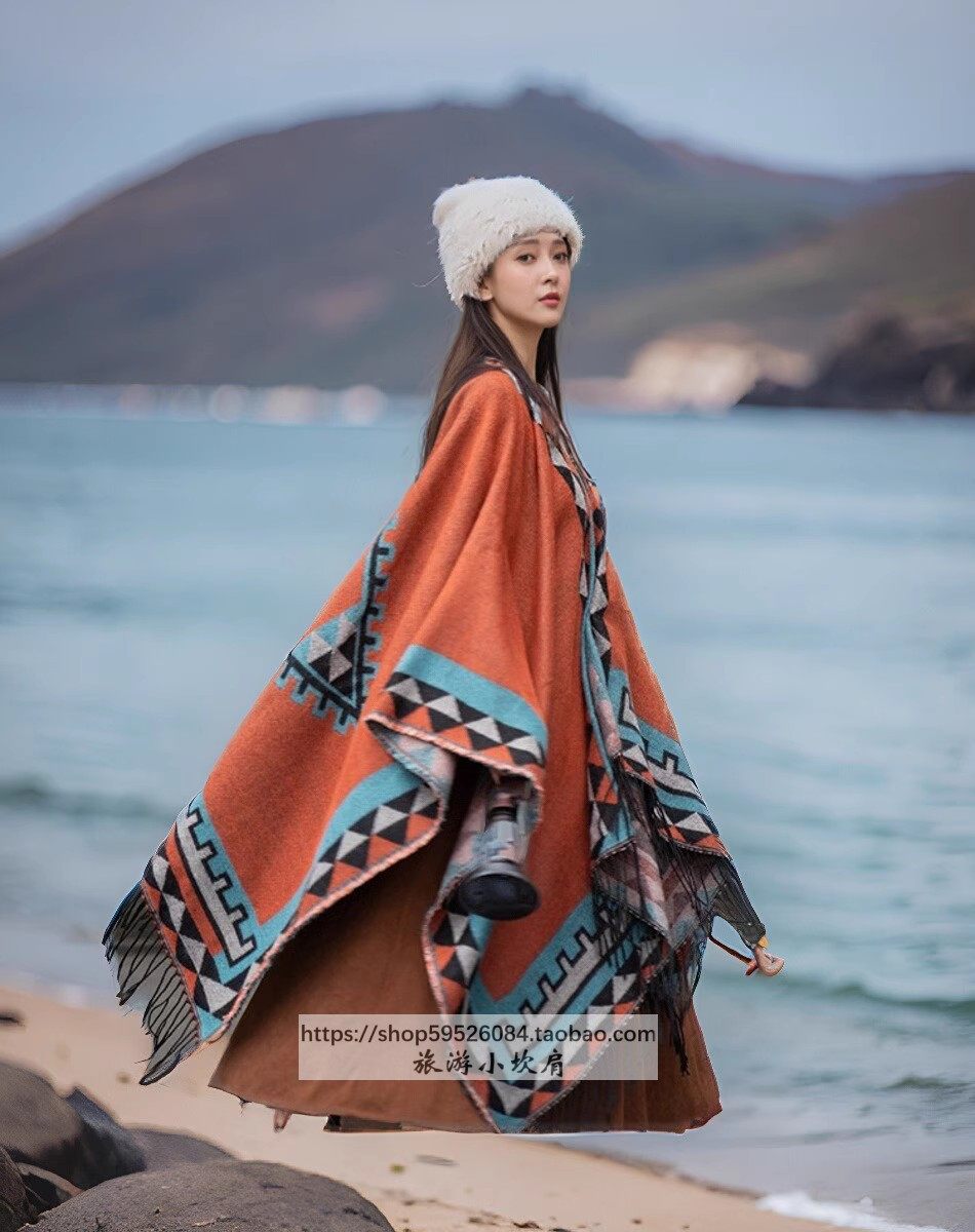 小坎肩旅游防晒斗民族风女春秋