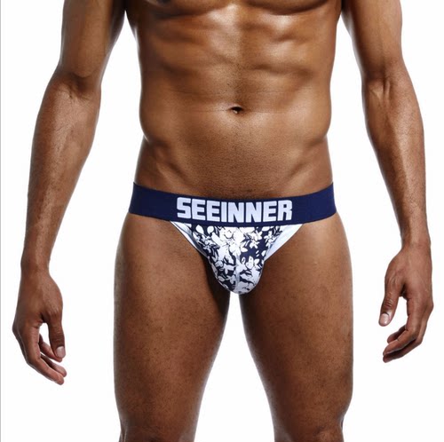 SEEINNER男士丁字裤U凸提臀运动