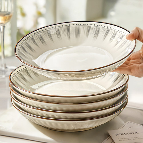 日式盘子菜盘家用陶瓷2025新款