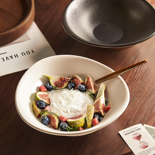 高颜值异形陶瓷酸奶碗水果沙拉碗