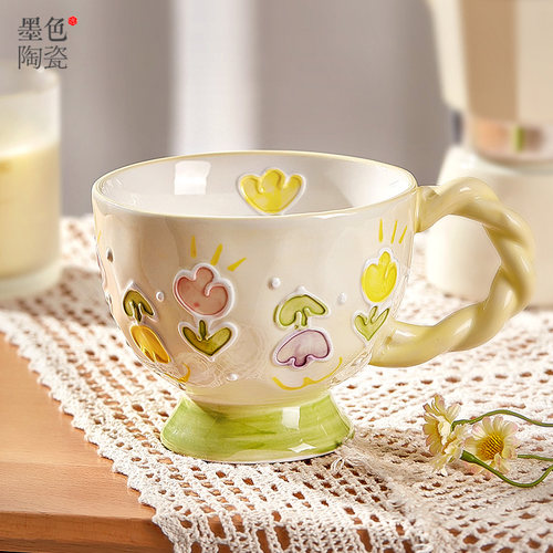陶瓷早餐牛奶燕麦杯高颜值马克杯