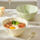 奶油风陶瓷斗笠面碗家用2025新款 高颜值拉面碗大碗吃面条碗汤面碗