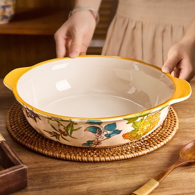 酸菜鱼大盆碗家用双耳汤碗大号