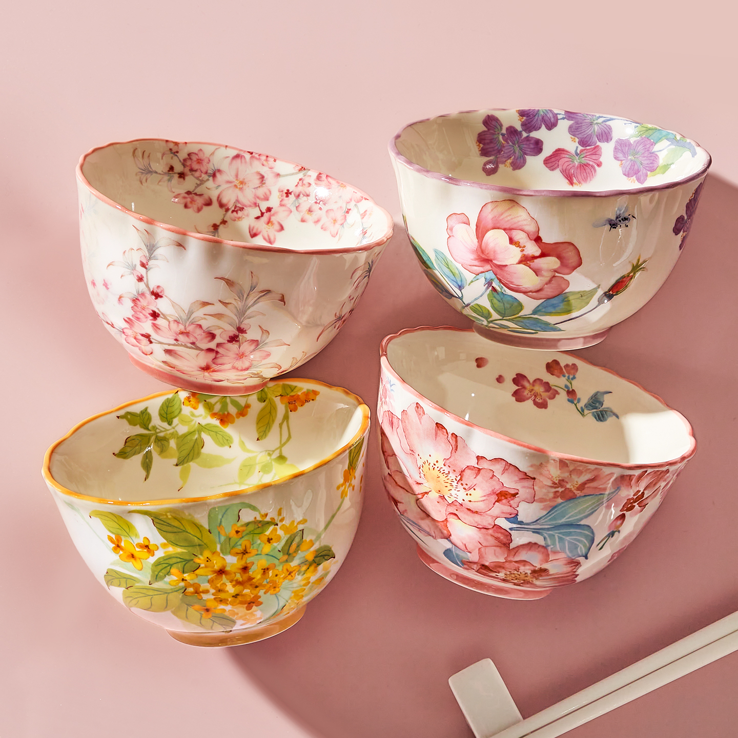 精致国风吃饭碗高颜值