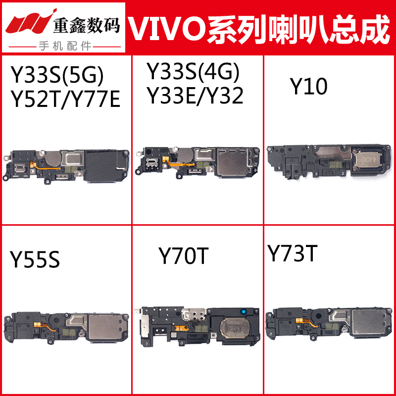 适用VIVO Y32 Y33S Y33E Y52T Y77E Y55S Y10 Y73T Y70T喇叭总成-封面