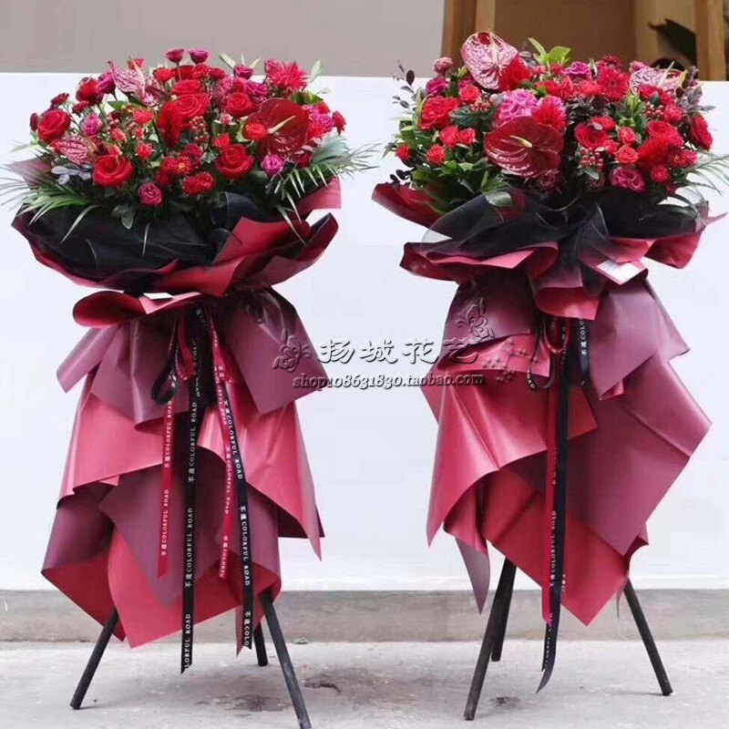 港式三角架开业结婚庆典乔迁花篮扬州江都高邮南京仪征同城速递