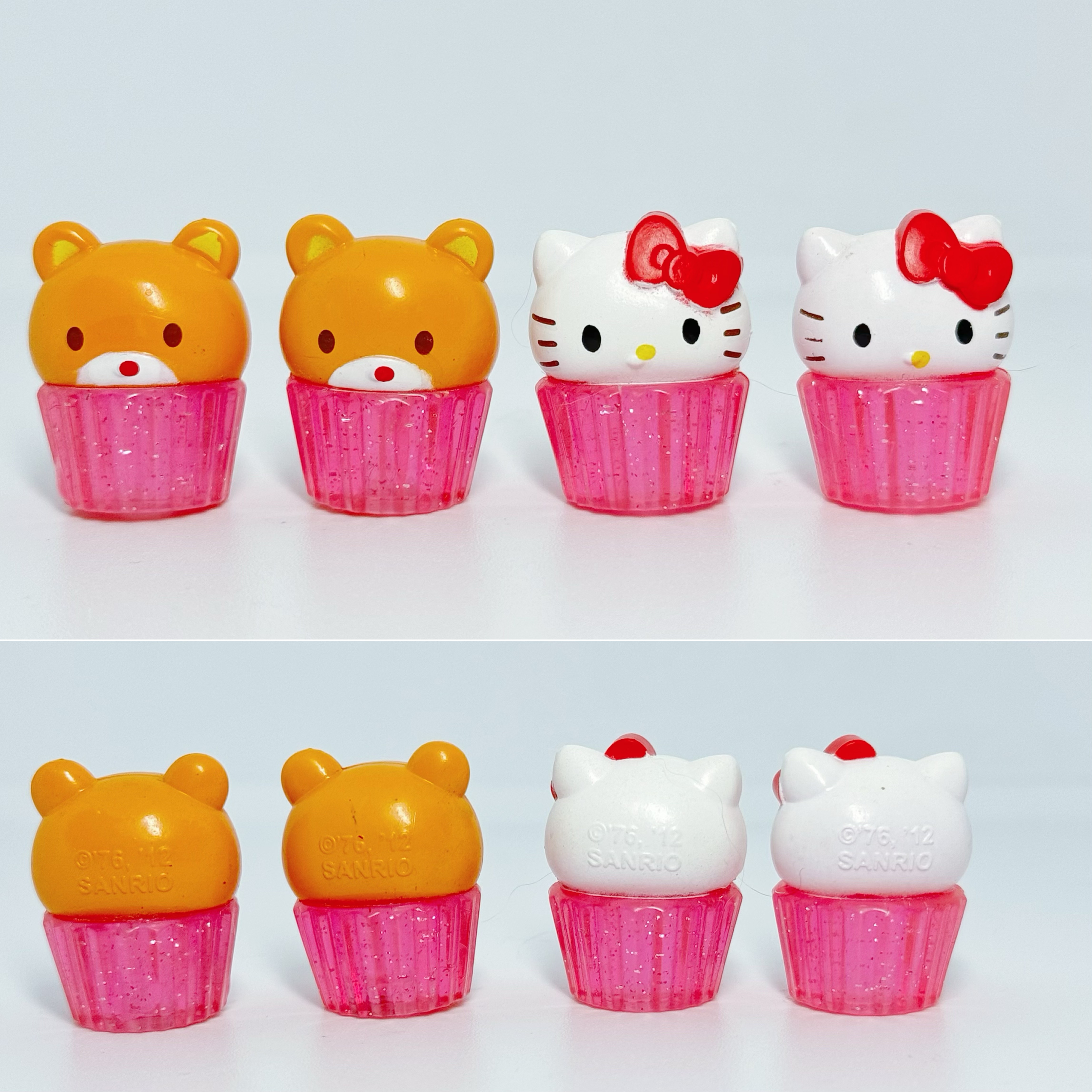 瑕疵现货正版散货HelloKitty凯蒂猫小熊蛋糕杯蛋糕摆件公仔