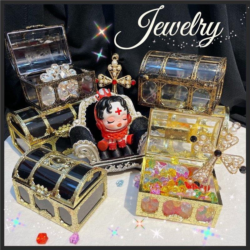 sp密林古堡场景布置装饰仿真微缩箱子塑料模型摆件diy手工道具现