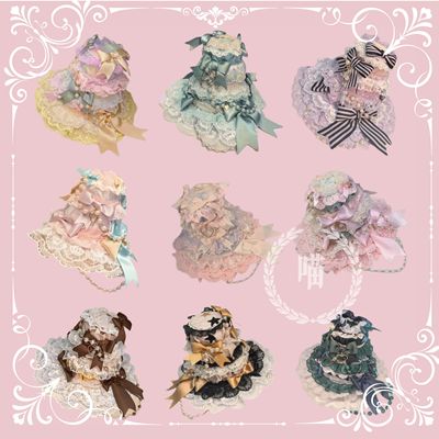 『以巴儿』Lolita手作+安东尼蛋糕手作帽子+帽子合集(二)