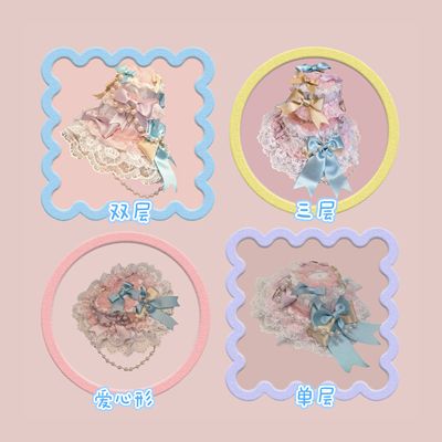 『猫以巴儿』Lolita手作+安东尼蛋糕+彩虹冰淇淋组+白彩虹/粉彩虹