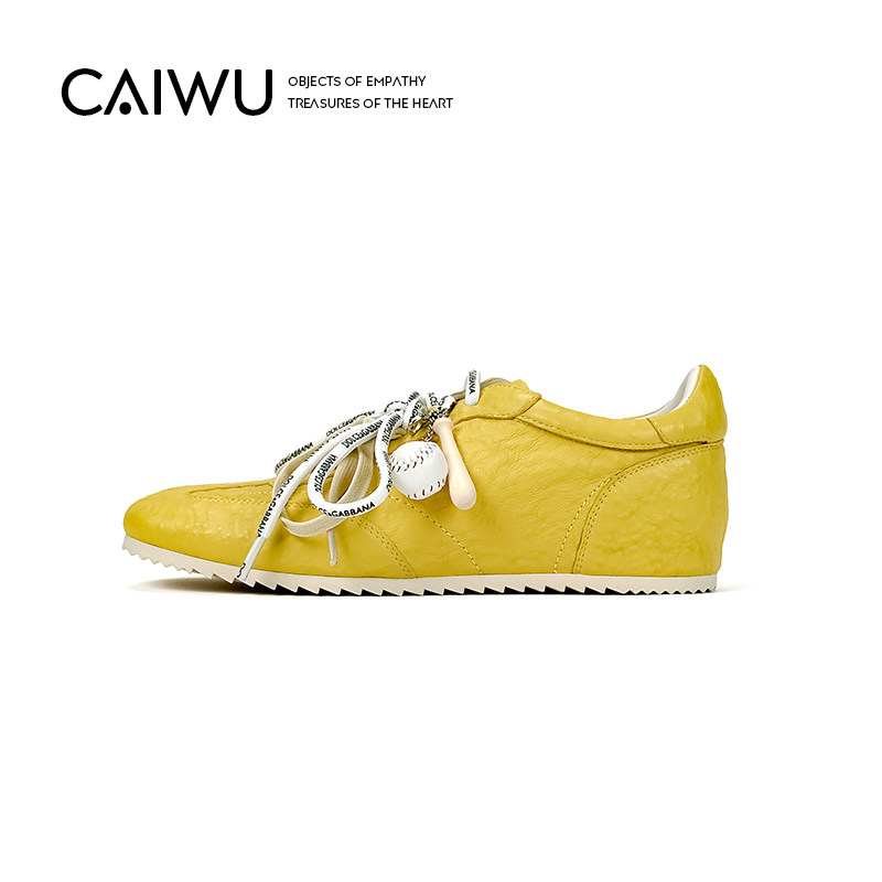 【彩物】云泡软软鞋 德训鞋2026新款真皮内增高方头运动休闲鞋女,女鞋,德训鞋,淘宝优惠券,粉丝福利购,淘宝优惠卷