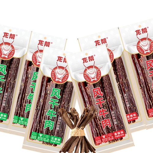 重庆龙帮九成风干牛肉500g