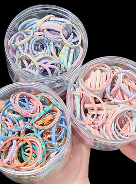 儿童发圈头绳弹性好女童发绳小女孩小皮筋扎马尾不伤发公主头发饰