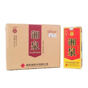 酒鬼酒54度湘泉盒优馥郁香型纯粮白酒500ml*6瓶整箱送礼日期随机