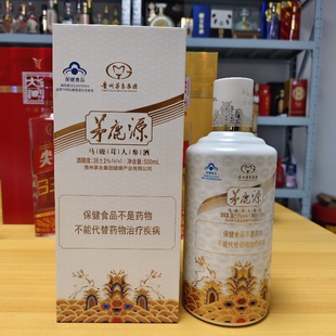 茅鹿源马鹿茸人参酒35±1度配制酒500ml新老款 随机