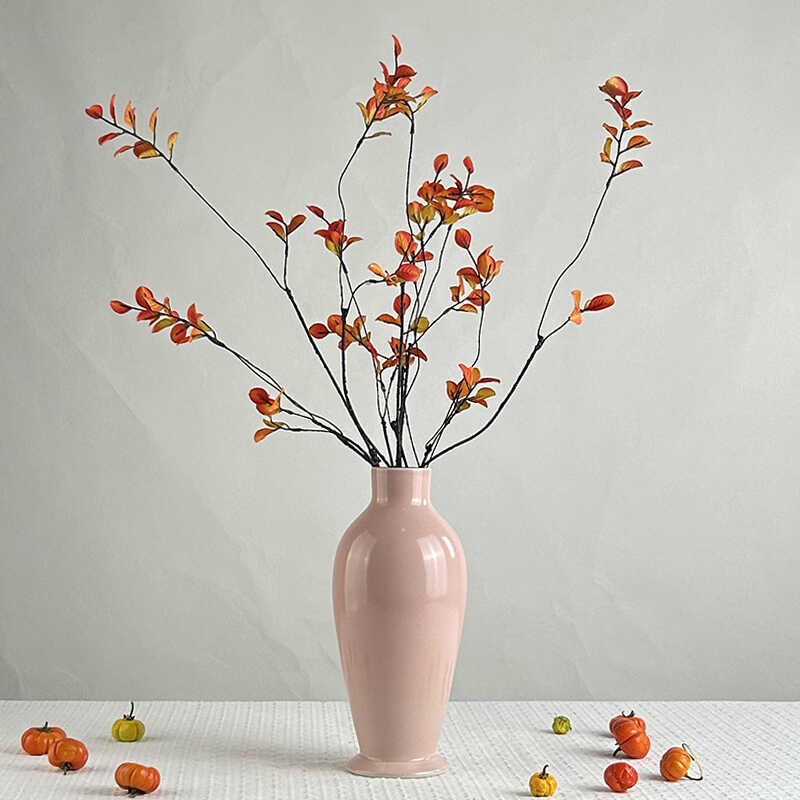 粉色景德镇花插花器陶瓷