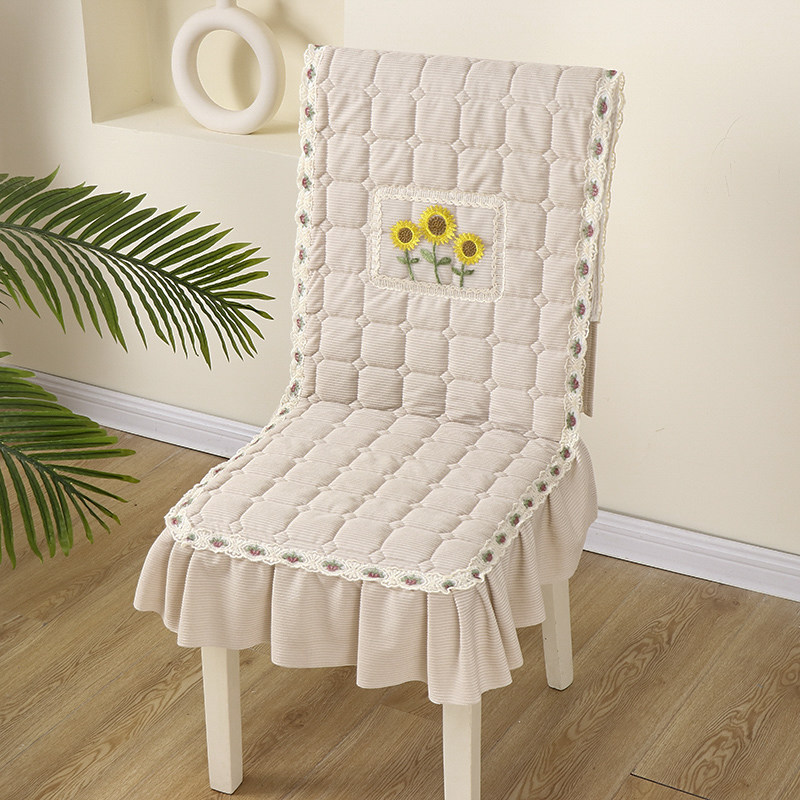 连体椅垫现代简约家用饭店一体餐椅套靠背垫加棉加厚防滑四季可用,居家布艺,椅套/椅垫,淘宝优惠券,粉丝福利购,淘宝优惠卷