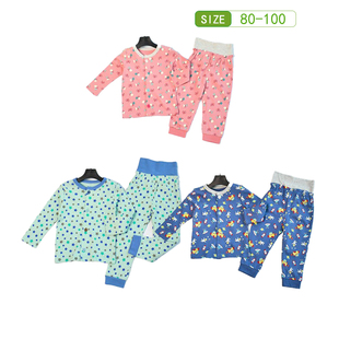 儿童保暖内衣套装纯棉宝宝睡衣秋衣秋裤男春秋长袖长裤子小童开衫