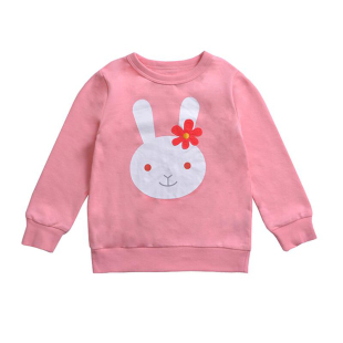 初秋洋气长袖 纯棉卡通上衣打底衫 出口日本 新款 女童卫衣2020秋季