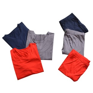 成人春秋款秋衣秋裤男士加肥莫代尔亲肤保暖内衣家居服睡衣套装