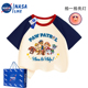轻拍亮灯上衣衣服 新款 NASA男女童发光汪汪队纯棉短袖 t恤2026夏季