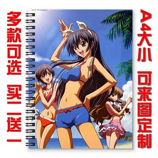 SA特优生A4动漫笔记本二次元周边线圈本作业本记事本手帐本临摹本