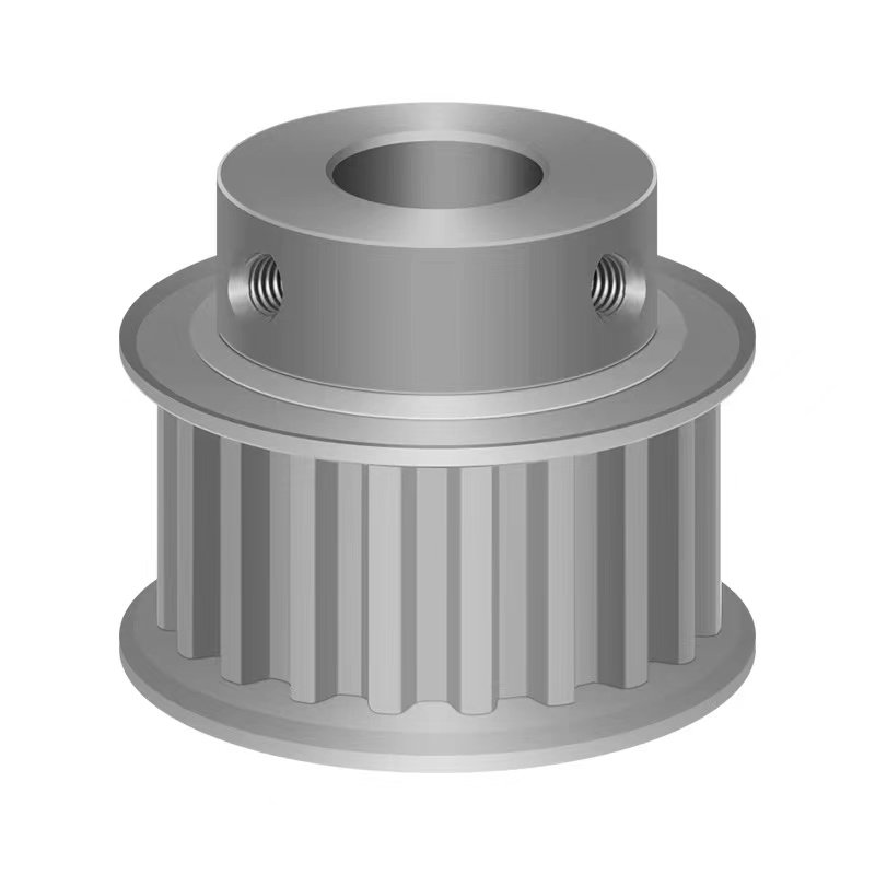 S5M10齿 同步带轮凸台 槽宽11 BF型 同步皮带轮齿轮铝 10S5M100-B