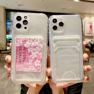 turbo z10透明neo6se软neo5零钱卡片收纳iQOO12 适用iQOOz9手机壳iqooz5插卡8背夹卡槽iqooneo9卡套iqoo10