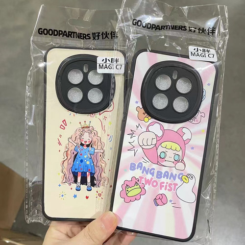 卡通全包小胖妹手机壳