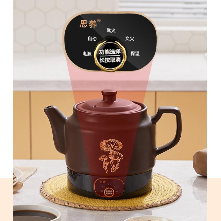 中药电煎药壶全自动熬药神器陶瓷药膳砂锅药罐家用大容量煲汤两用