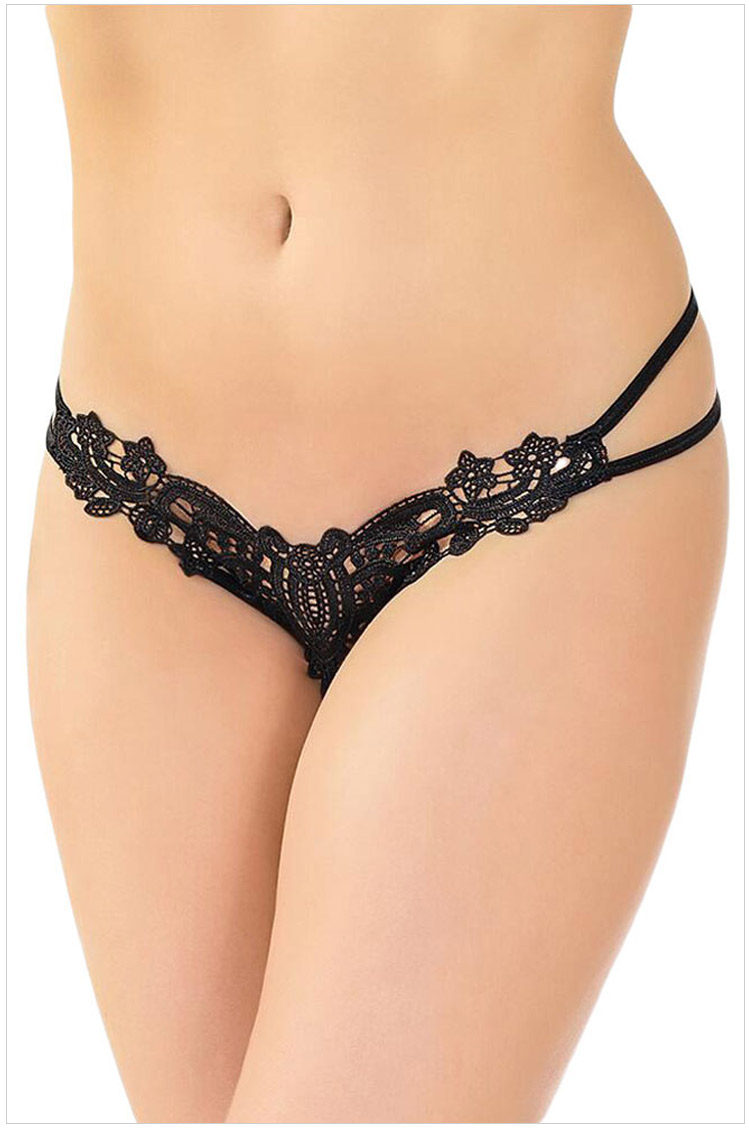 迪拉蒙欧版新品性感花边拼接独特交叉带低腰三角女式丁字裤75083|ruв категории Нижнее белье, трусы - от Buy2taobao.com для оказания профессиональной услуги покупки агента Taobao