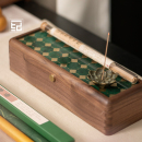 线香盒高端木质空盒子北美黑胡桃木特别好看 收纳盒精致高级小众