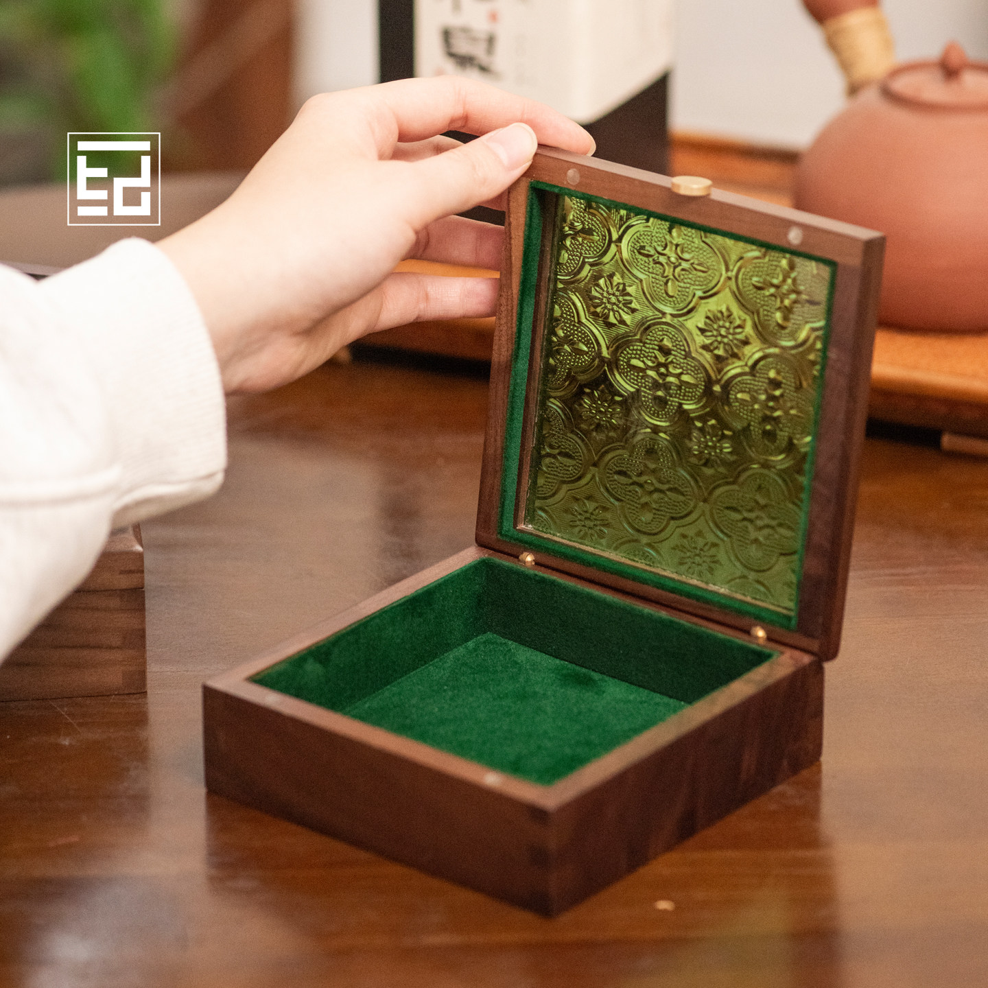 手串收纳盒玻璃防尘高档实木存放盒水晶手链耳钉戒指首饰盒正方形,饰品/流行首饰/时尚饰品新,首饰盒,淘宝优惠券,粉丝福利购,淘宝优惠卷