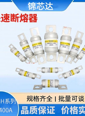 660GHX125快速熔断器660GH-100/80/63/40/160/250/315ULTC 350A32
