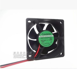 机箱 12V 6CM 2线 KDE1206PTV1 6厘米 建准 6025 散热风扇 1.8W