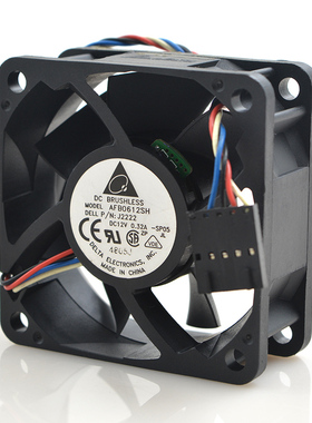 台达 AFB0612SH 6025 12V 0.32A 6CM PWM温控 大风量 风扇