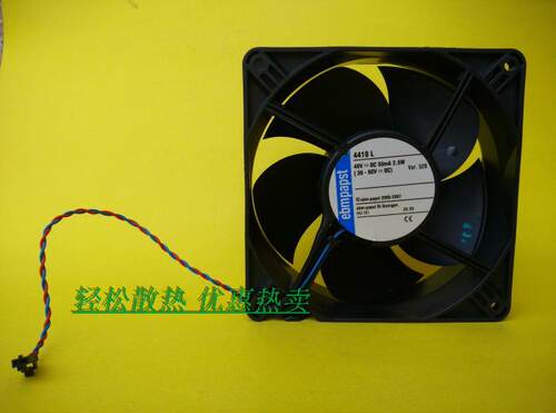 4418L 原装德国ebmpapst 12CM 12038 48V 2.5W 55MA 高端散热风扇