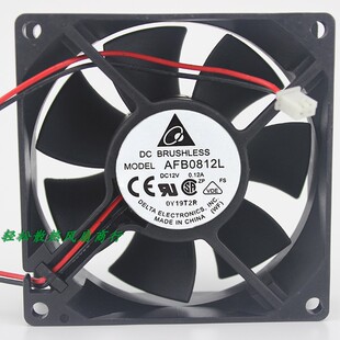 台达 AFB0812L 8CM 8025 12V 0.12A 超静音 CPU机箱电源电脑风扇