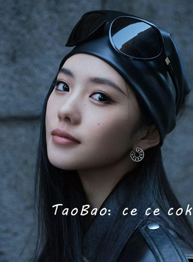 刘浩存同款大框遮阳机车墨镜女